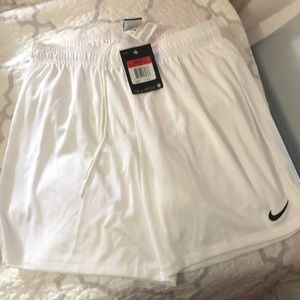 Women’s White Nike Soccer Training Shorts
